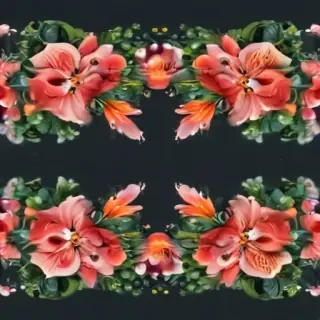 free flower border clipart