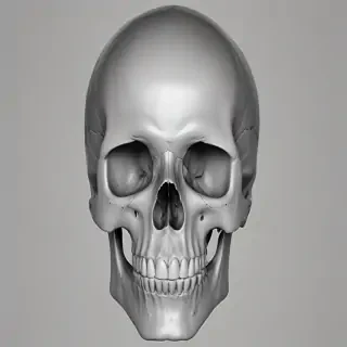 transparent skull png