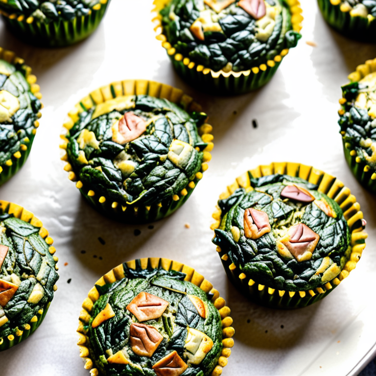 yummy toddler food spinach muffins