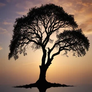 tree silhouette png