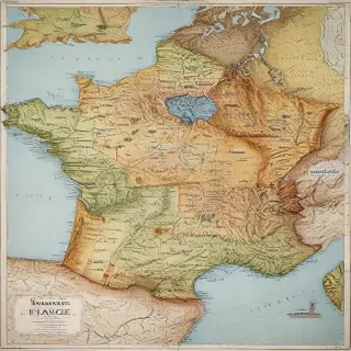 map of france