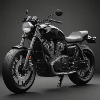 motorcycle clipart black and white