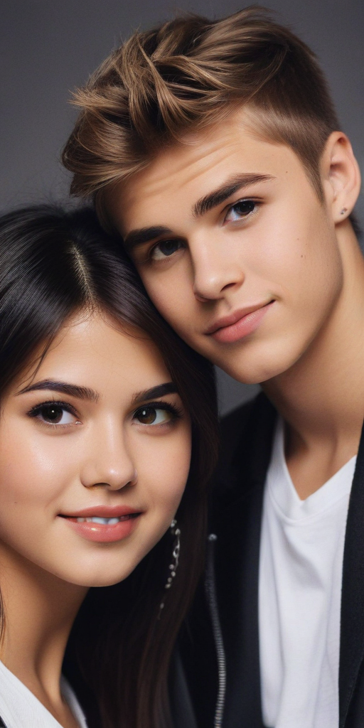 age of selena gomez and justin bieber