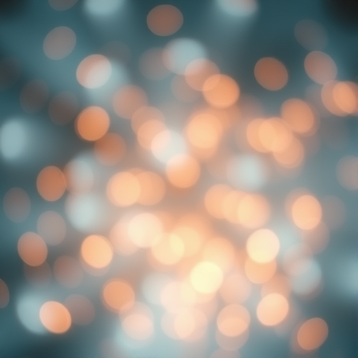 Create an ethereal abstract image with a soft focus, using a Canon EOS R5, 50mm lens, aperture f/1.8, shutter speed 1/250s, ISO 100, overhead view, with a dreamy bokeh effect and high dynamic range.