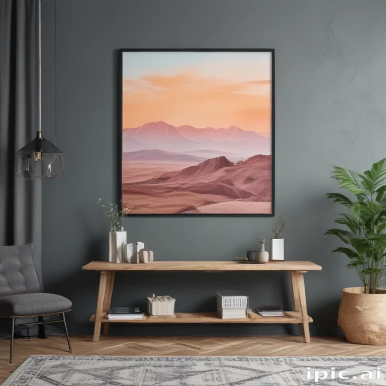 free wall art mockup
