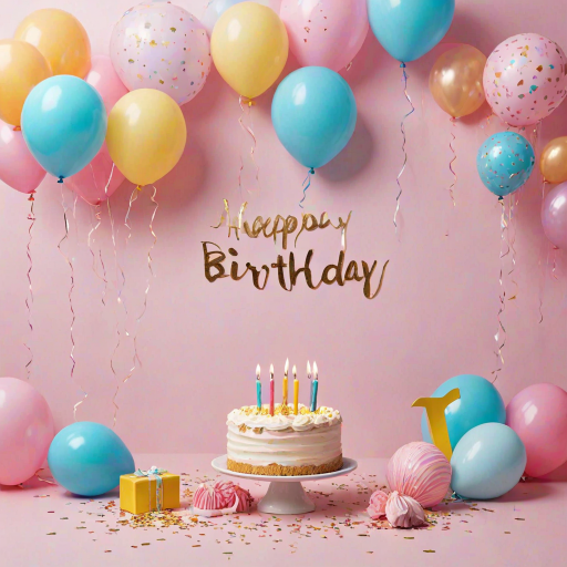 aesthetic birthday wallpaper