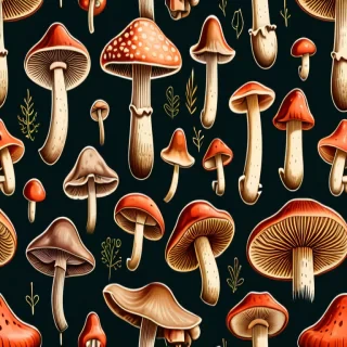 mushroom illustrations