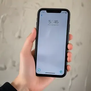 person holding phone