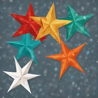 christmas stars clipart