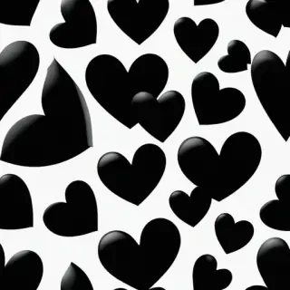 black hearts png