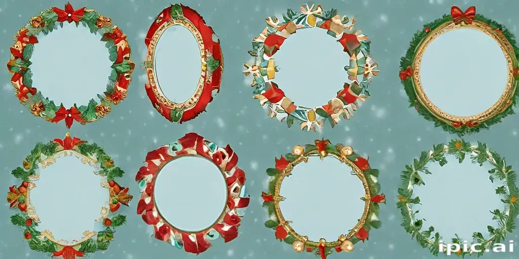 christmas clip art frames