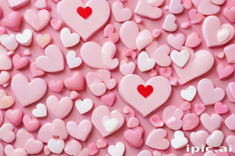 aesthetic hearts wallpaper