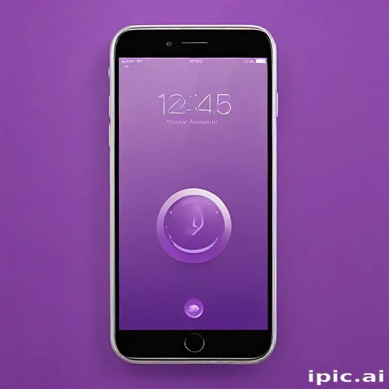 purple lockscreen