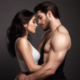 couples drawing poses