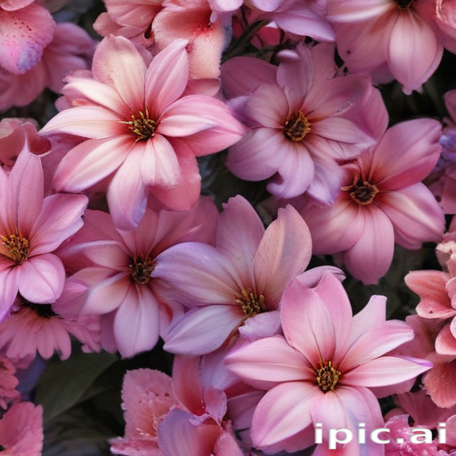 Pink Flowers Array A Beautiful Array of Pink Flowers Blooming in Full Splendor.