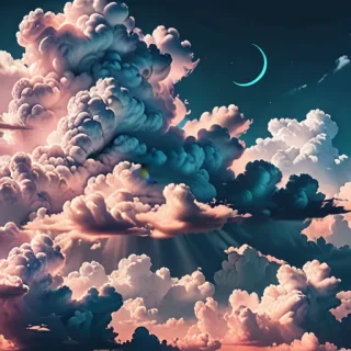 aesthetic cloud background