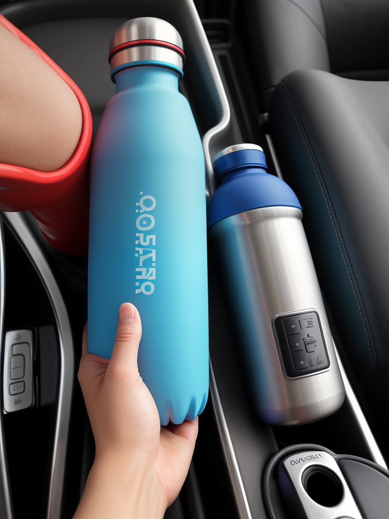large water bottle that fits in cup holder
