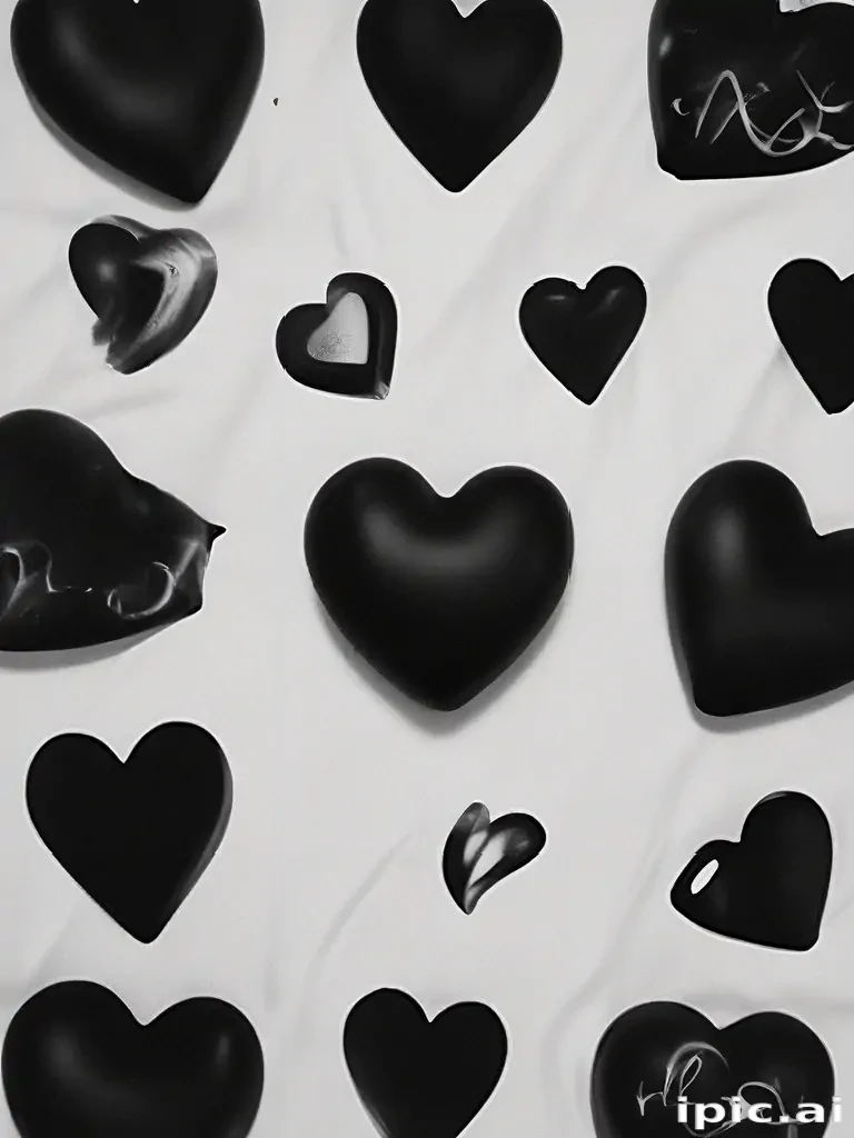 black heart aesthetic