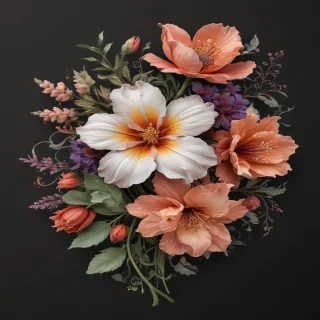 flower outline png