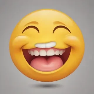 laugh emoji transparent
