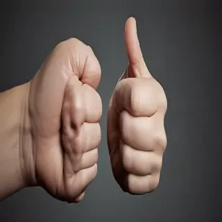 thumbs down