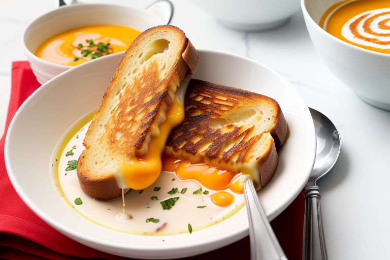 what to eat with grilled cheese besides soup