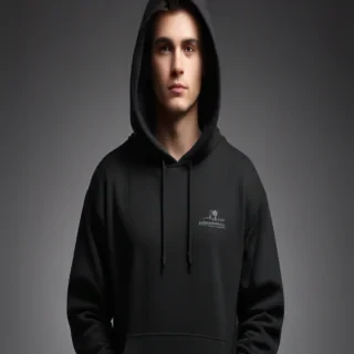 black hoodie mockup png
