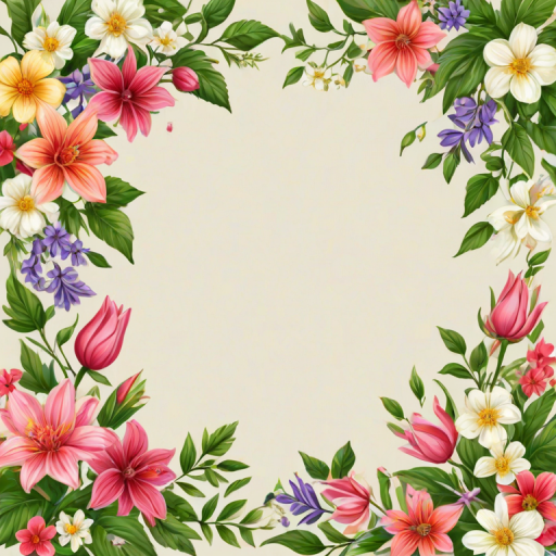 border flower png