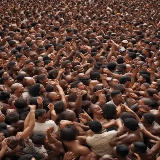 crowded png