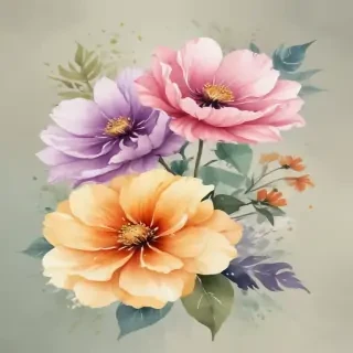 watercolor flowers png