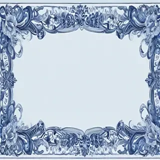 blue border design