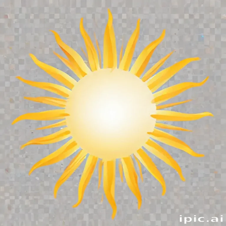 sun clipart transparent background