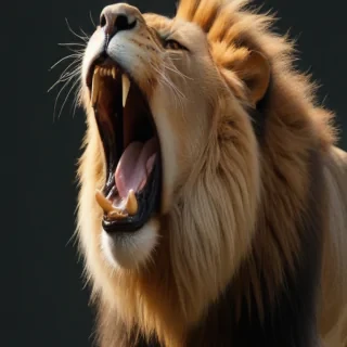 lion roar png