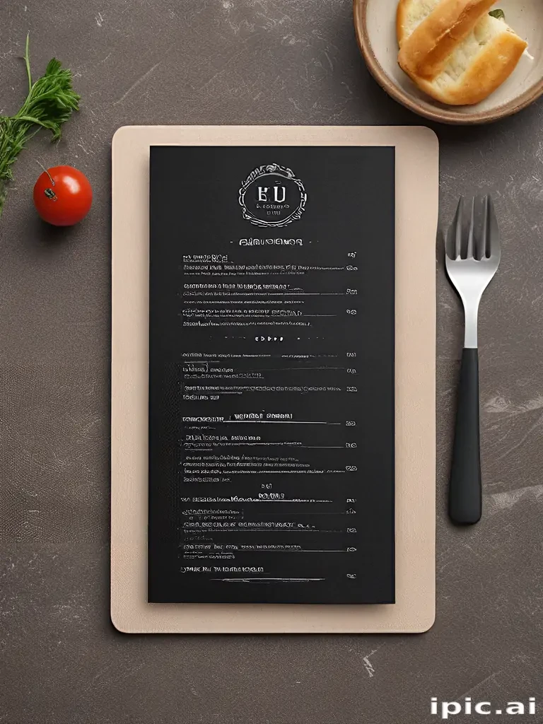 menu mockup free