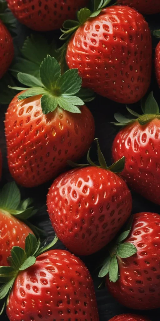 strawberry wallpaper iphone