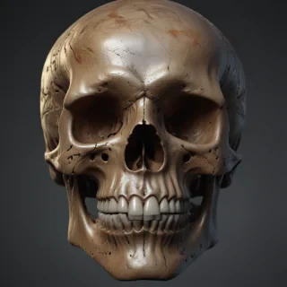 skull face png