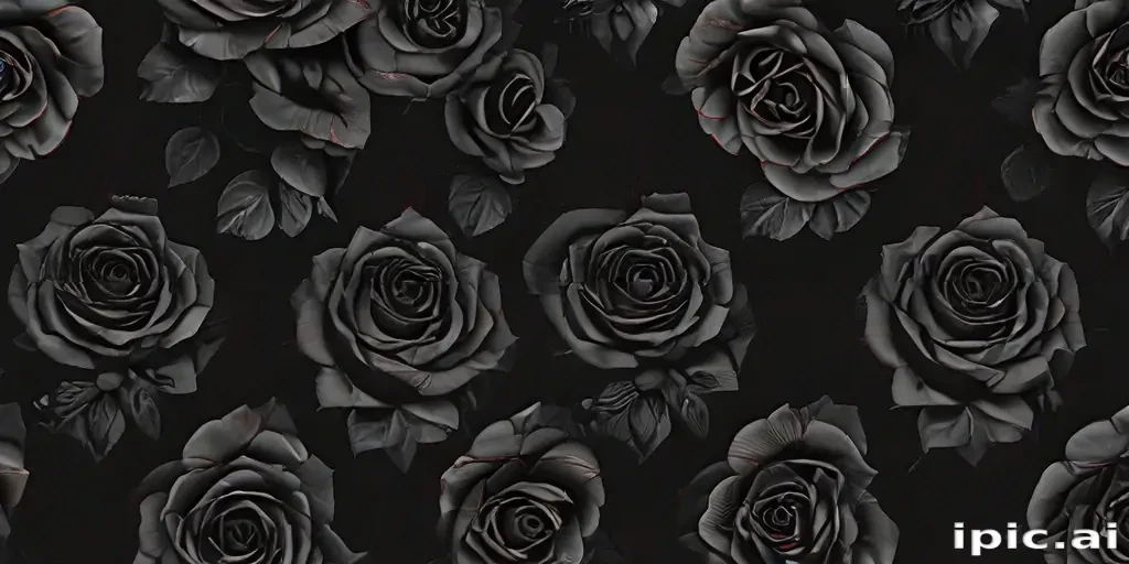 rose wallpaper black