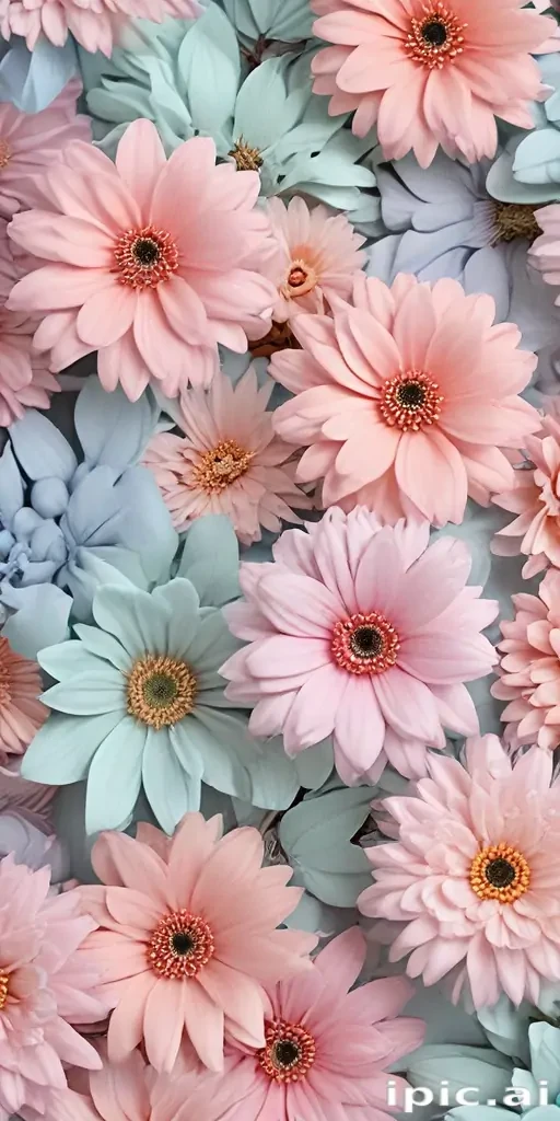 pastel aesthetic flower wallpaper