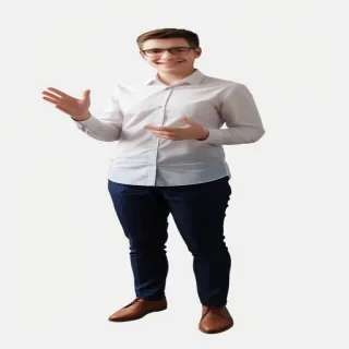 person transparent background