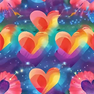 rainbow heart png