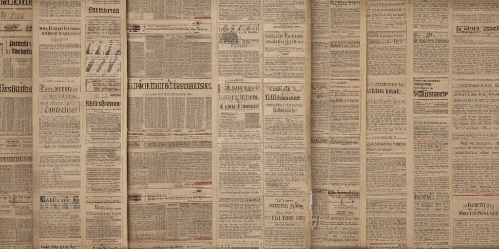 old newspaper background