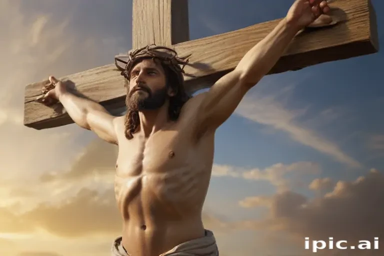 picture of jesus on the cross