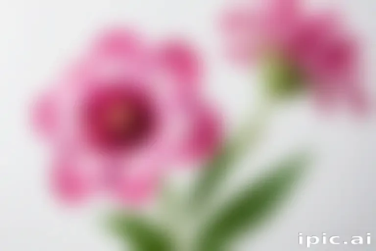 flower with white background
