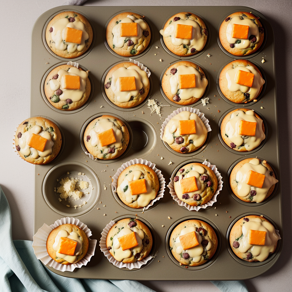 muffins with sausage and cheese