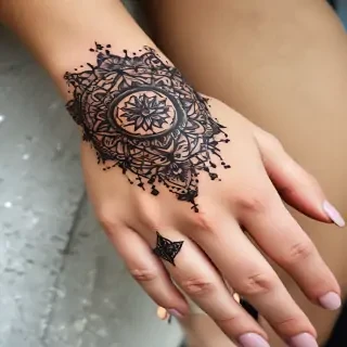 cute hand tattoos for black females