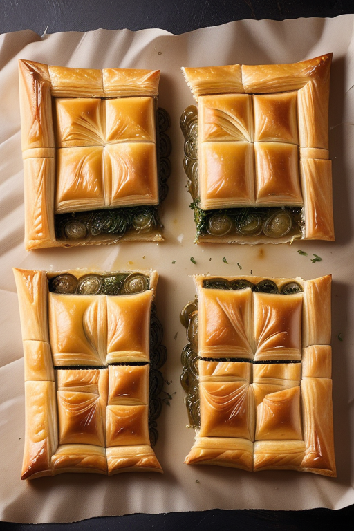 upside down puff pastry savory