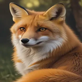 background fox