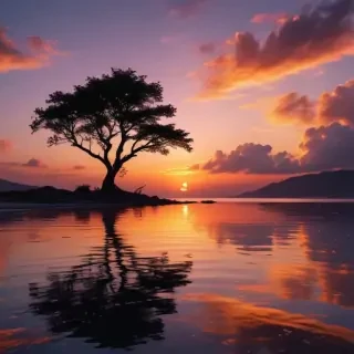 aesthetic wallpaper sunset