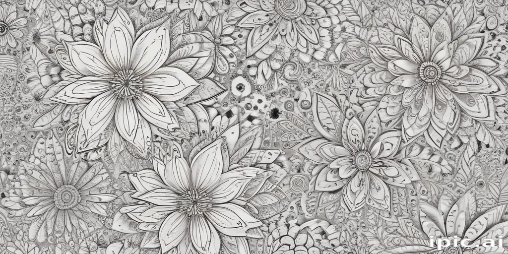 flower doodle art