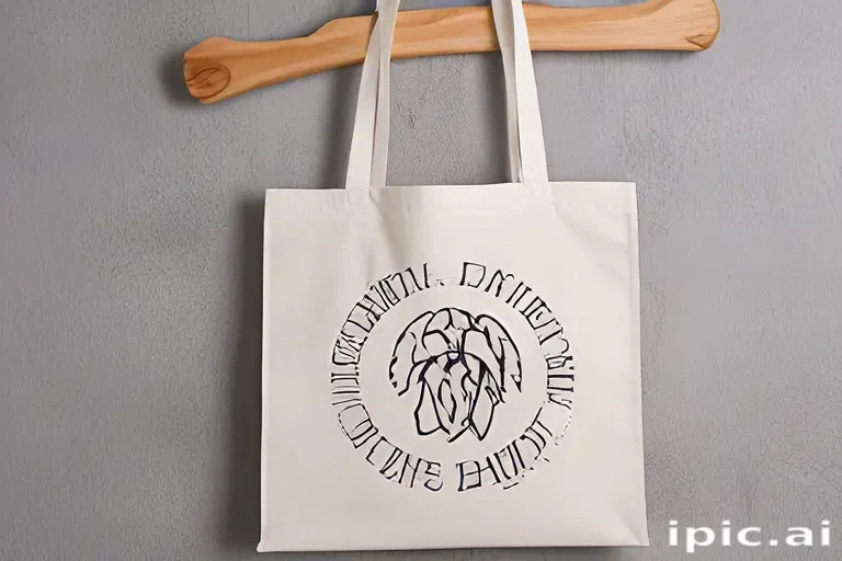 mock up tote bag